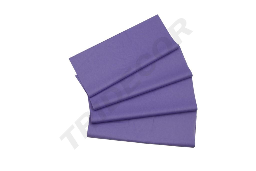 Papel de seda morado 75X50 100 unidades