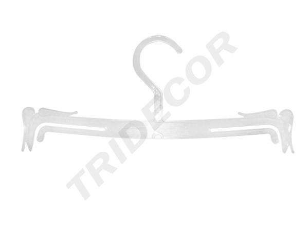 Percha de Plástico Flexible para Lencería 31cm 10 unidades