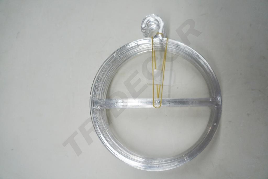 Percha Transparente en Forma de Anillo para Bufandas 10 unidades