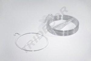 Percha Transparente en Forma de Anillo para Bufandas 10 unidades