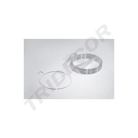 Percha Transparente en Forma de Anillo para Bufandas 10 unidades