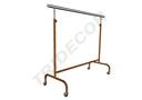 Perchero de Acero Ajustable con Brazos Extensibles, Color Bronce, 150X130X56cm