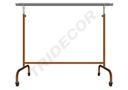 Perchero de Acero Ajustable con Brazos Extensibles, Color Bronce, 150X130X56cm