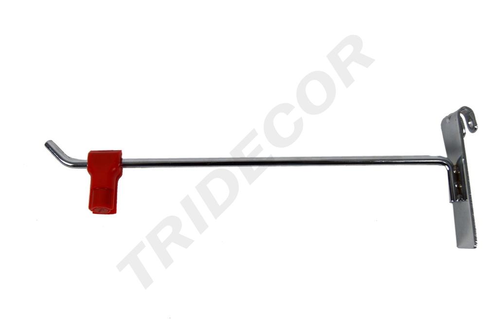 Alarma antirrobo para gancho de 6mm, rojo, 100/paquete, 1000/caja