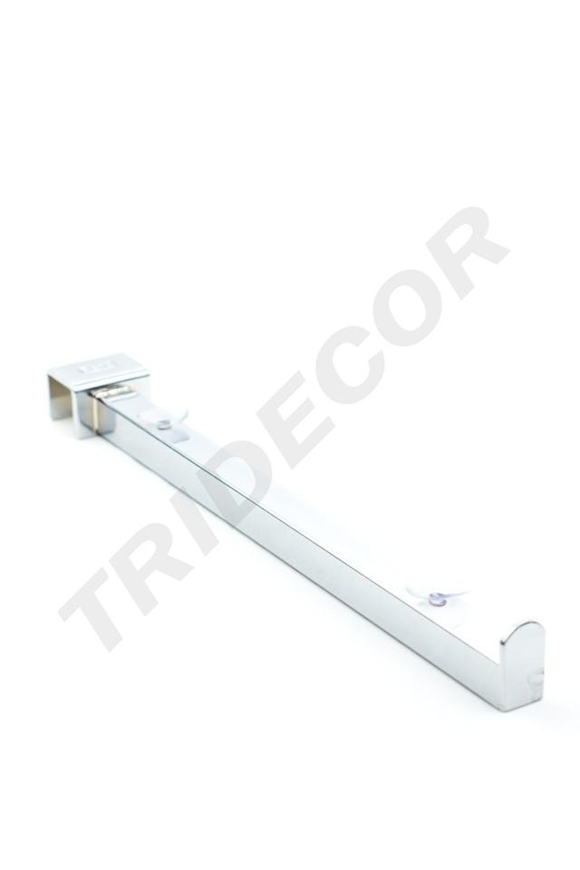 Soporte/Estante de vidrio para Tubo Rectangular de 35cm