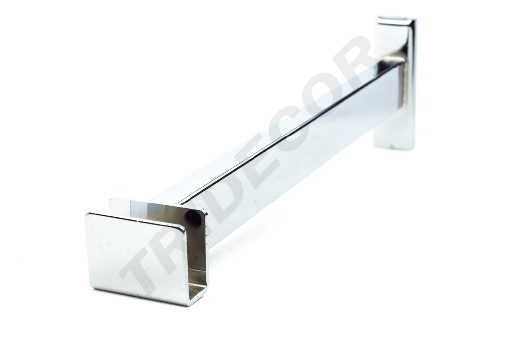 Soporte Tubular Rectangular para Sistema de Cremallera 30cm