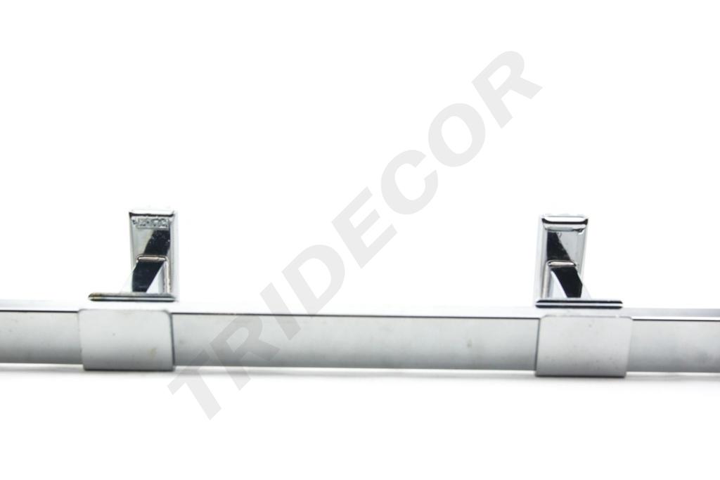 Soporte de Tubo Rectangular para Sistema de Cremallera de 5cm