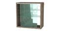 Vitrina de pared 60x30x80 Roble claro