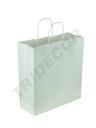 Bolsa de Papel Blanca 45X15X49cm 25/Pq