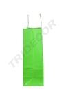 Bolsa de papel verde claro 45X15X49CM 25/paquete 200/caja