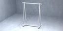 Perchero De Forma Triangular Color Blanco 150X120X48 Cm Tridecor