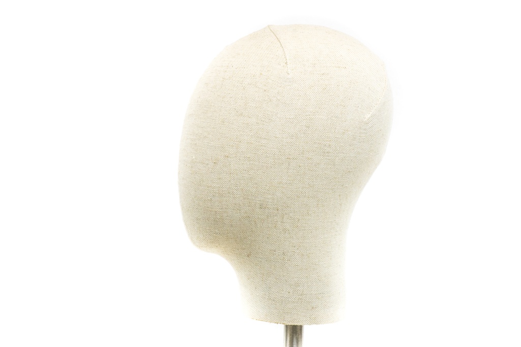 Modelo de Cabeza de Lino con Altura Ajustable para Mujeres