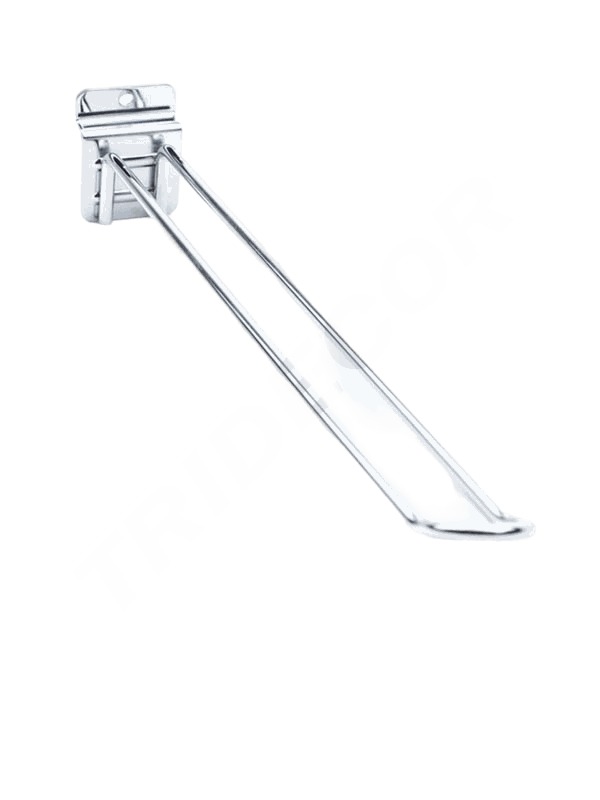 Gancho Doble para Panel de Lamas, 30 cm, 4 mm