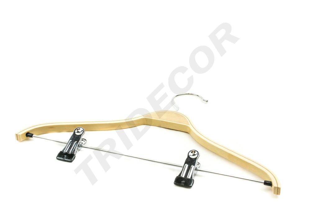 Percha de Madera para Niños con Pinzas 36cm