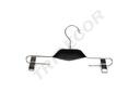 Percha de metal con clips color negro precio unitario