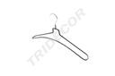 Perchas Forradas de Goma Transparentes 5 Unidades