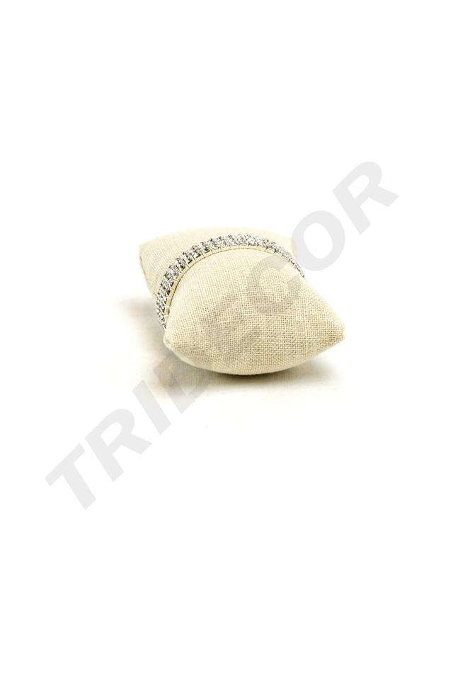 Almohadilla para Pulsera de Lino Beige