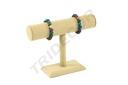 Expositor en T para Pulseras de Lino Beige