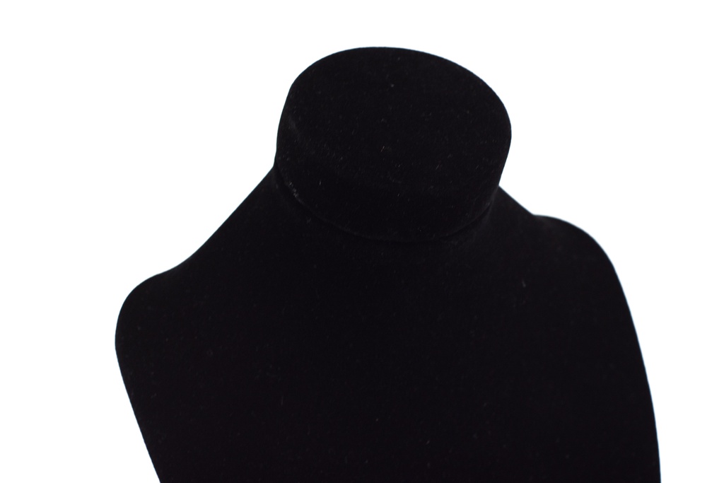 Expositor de Collar de Terciopelo Negro