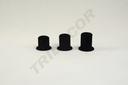 Expositor de Anillos de Terciopelo Negro 3 Alturas