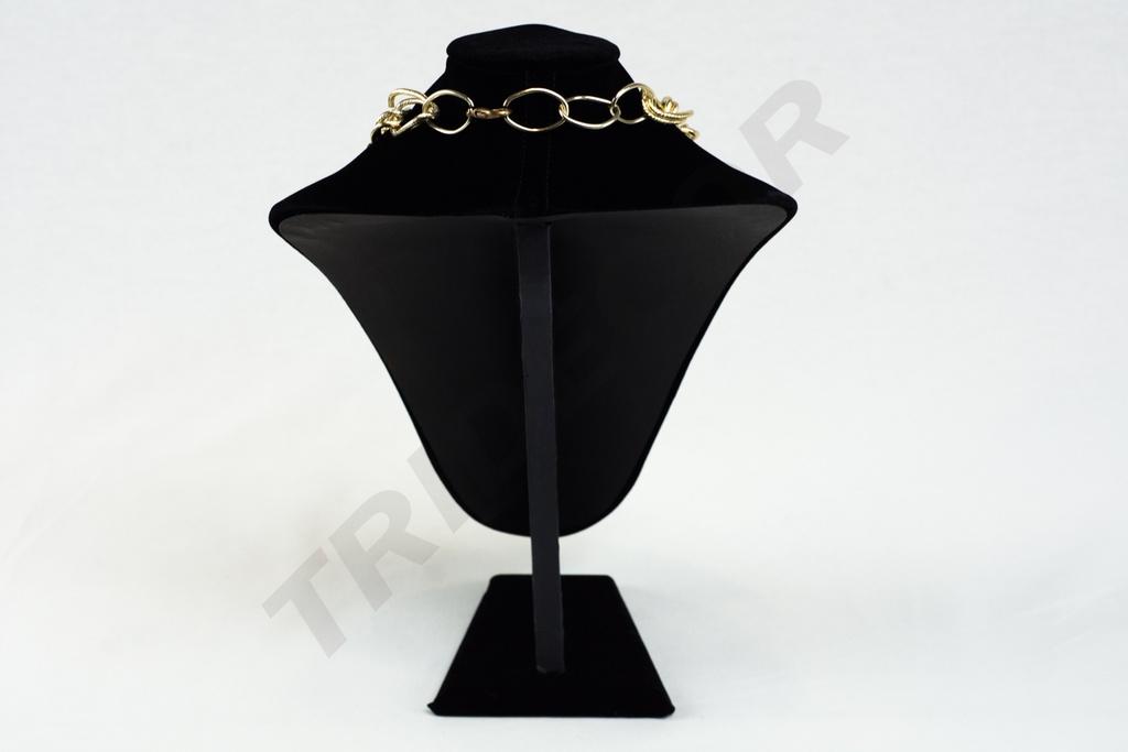 Expositor de Collares de Terciopelo Negro