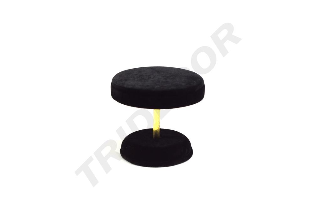 Mesa de Joyería de Terciopelo Negro