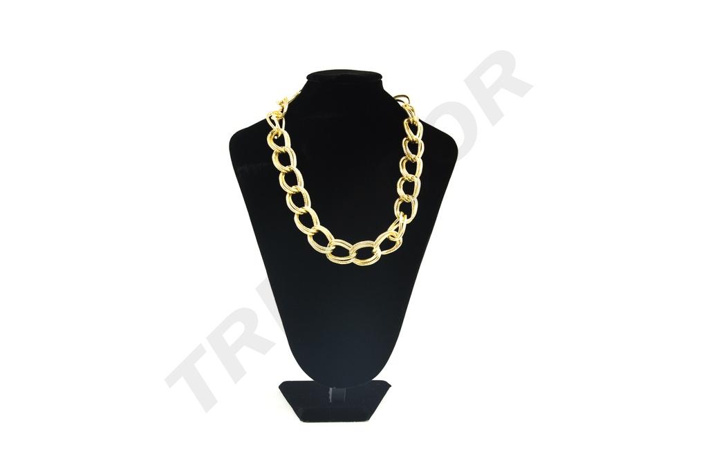 Expositor de Collares de Terciopelo Negro