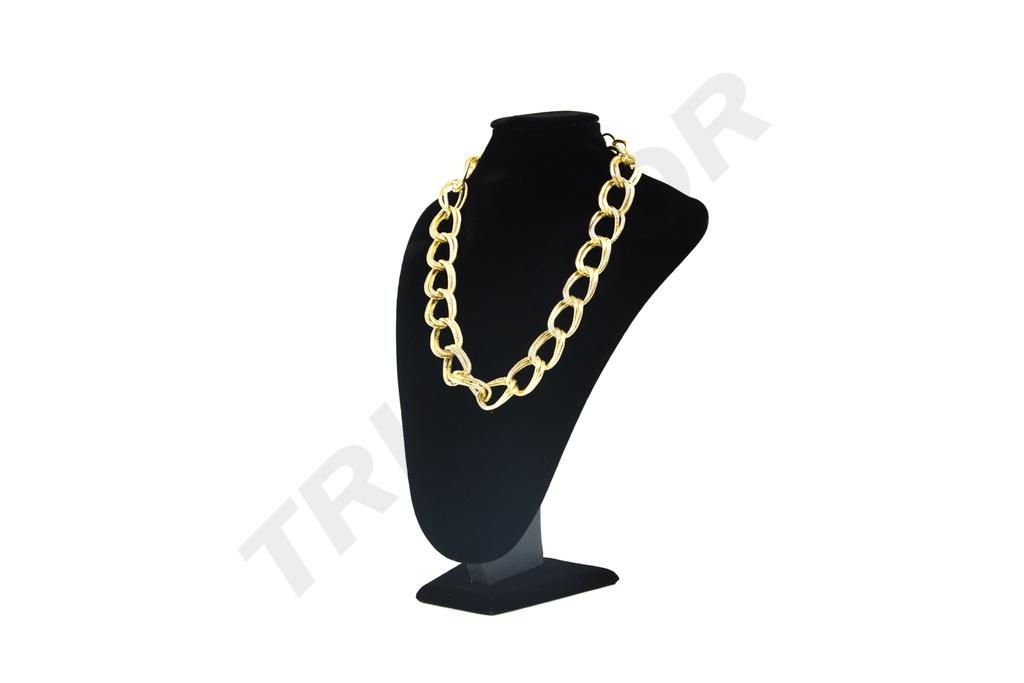 Expositor de Collares de Terciopelo Negro