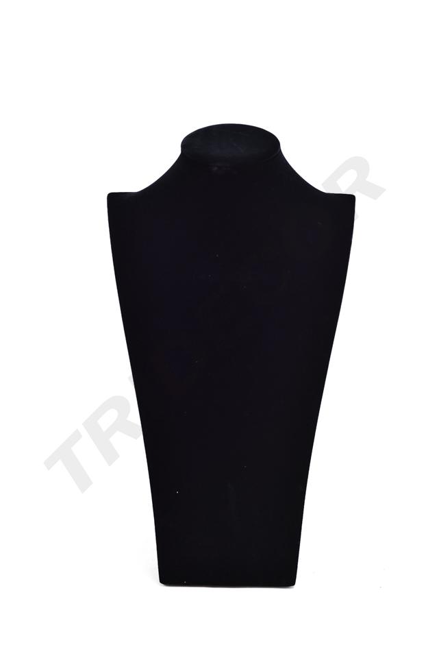 Expositor de Collar de Terciopelo Negro