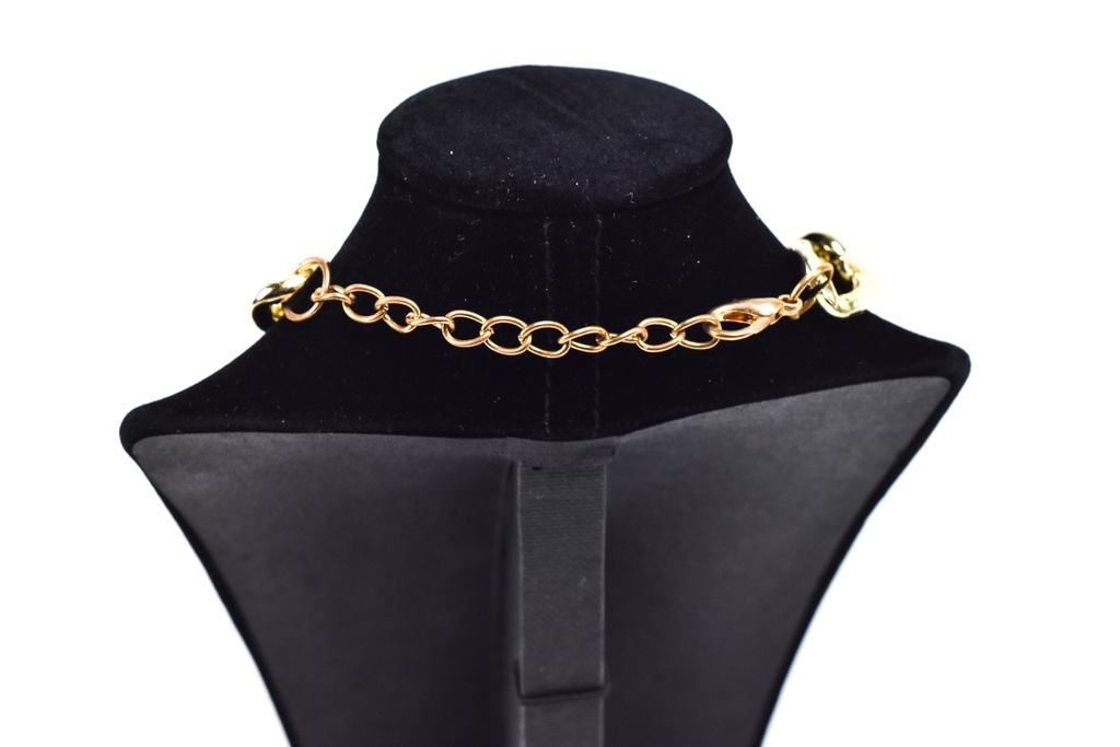 Expositor de Collar de Terciopelo Negro