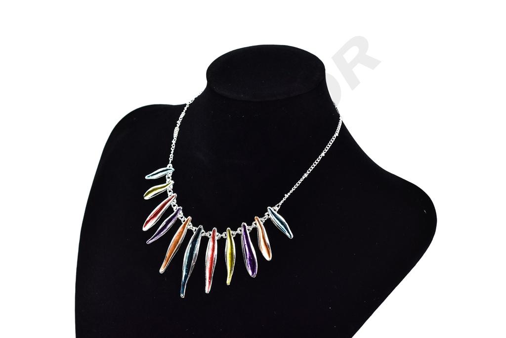 Expositor de Collares de Terciopelo Negro