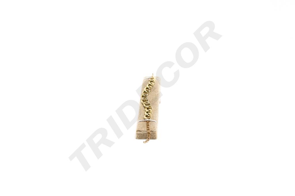 Expositor de Pulseras de Tela de Lino Grueso
