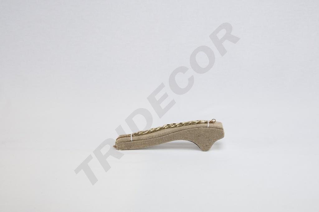 Expositor de Pulseras de Tela de Lino Grueso