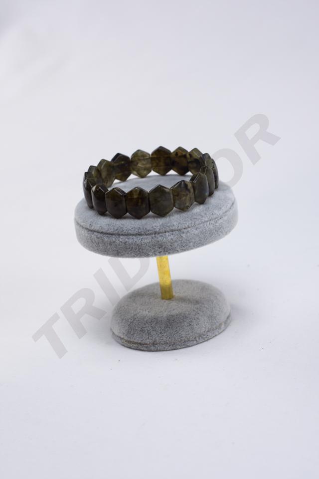 Mesa de Joyería de Terciopelo Color Gris 8X8X7cm