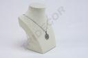 Expositor de Collar de Lino Beige 7,5X12,5X16cm