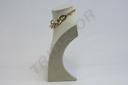 Expositor de Collares de Lino Beige 21.5X15X9cm