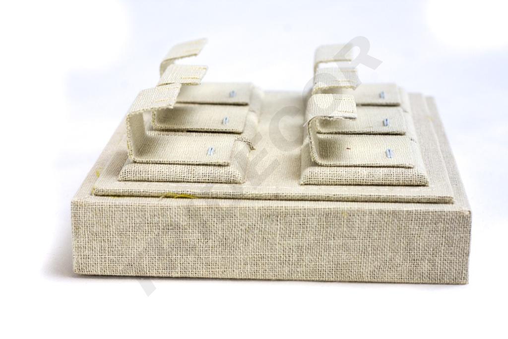 Expositor Joyería 6 Sitio Lino Beige