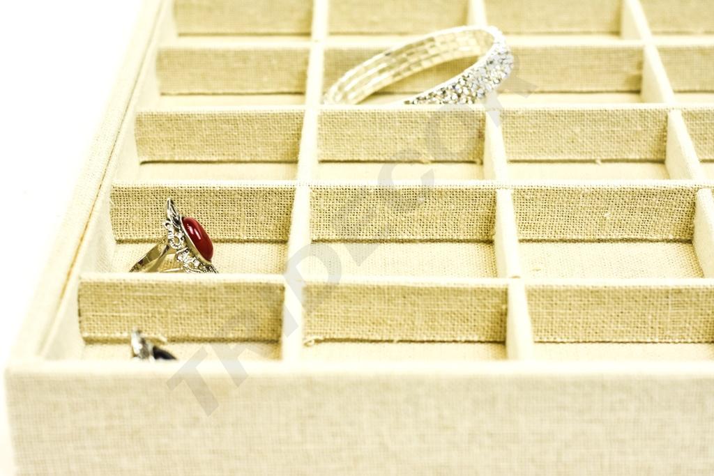 Expositor de Pulseras de Tela de Lino Grueso