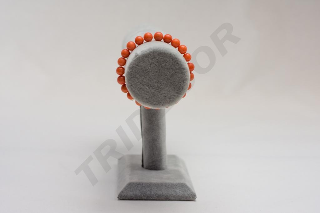 Expositor de Terciopelo para Pulseras, Color Gris, 24X8X15cm