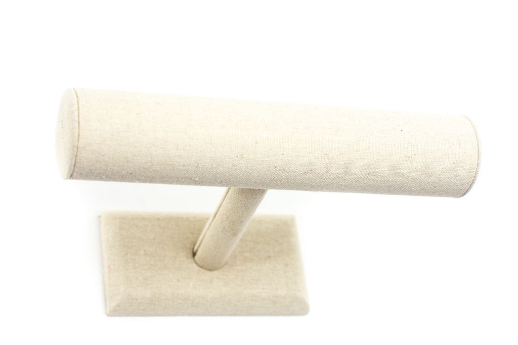 Expositor de Pulseras de Lino Beige 25X19X7.5cm