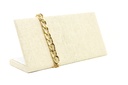 Exhibidor de Pulseras de Lino Beige 25X11.5X8cm