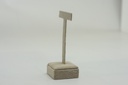 Expositor de Pendientes en Forma de T Lino Beige 11.5X4.5X6.5cm