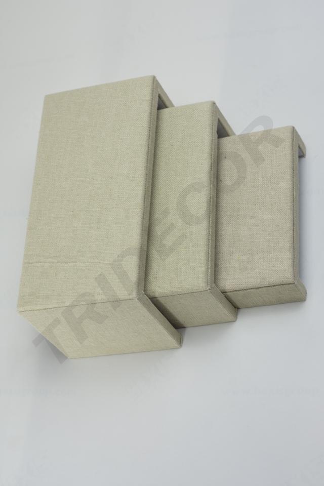 Expositor de Lino Beige Forma C 3 Alturas