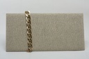 Exhibidor de Pulseras de Lino Beige 25X11.5X8cm