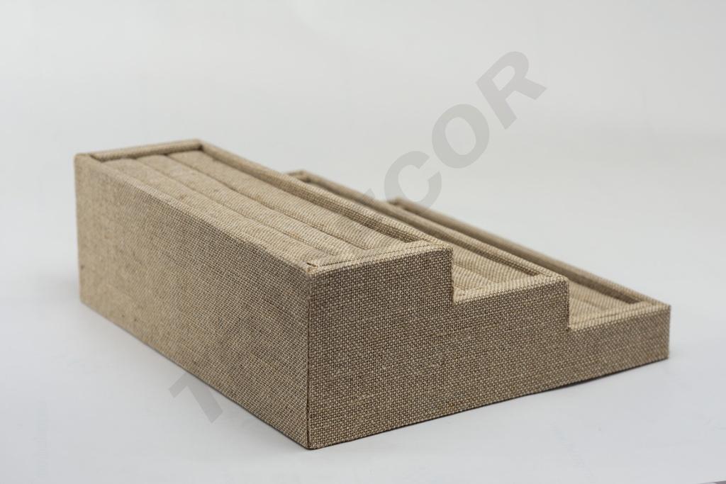 Expositor para Anillos A 3 Alturas Lino Beige