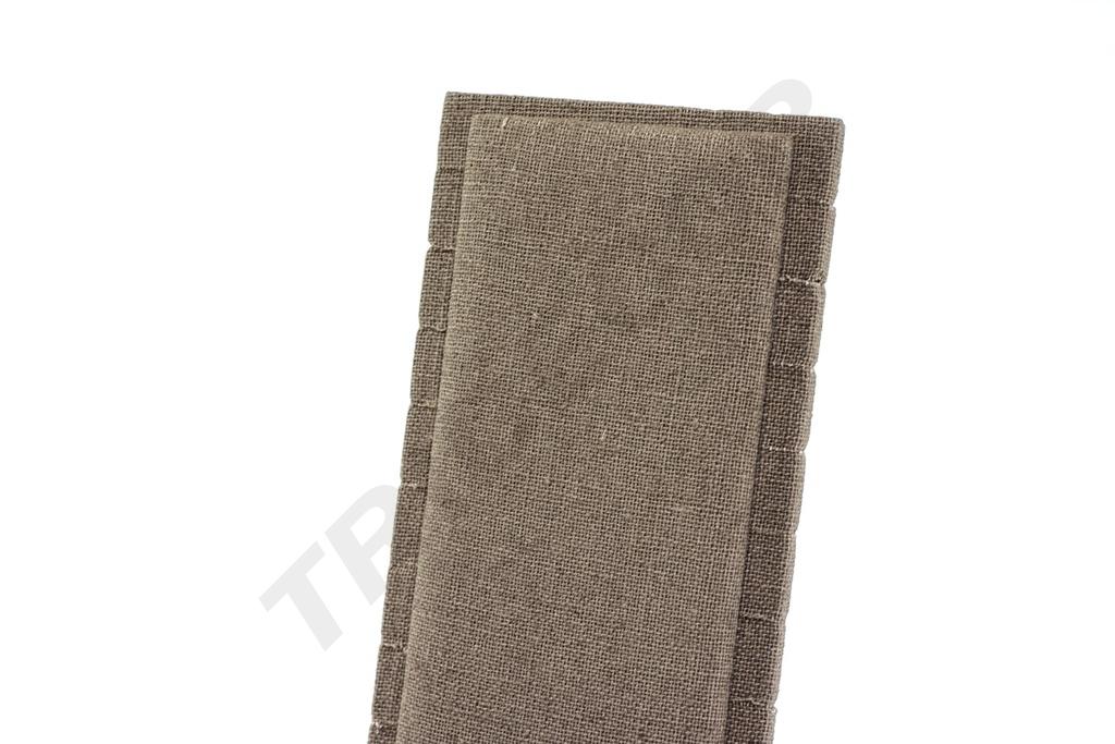 Expositor vertical para pulseras de lino marrón