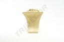 Soporte de Exhibición de Collares Beige Cubierto de Cuerda