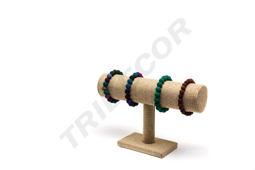 Expositor de Pulseras de Lino Grueso