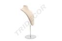 Soporte ajustable para collares de lino grueso con base de acero