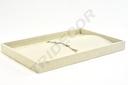 Bandeja para Joyas de Lino Beige 35x24x3 cm